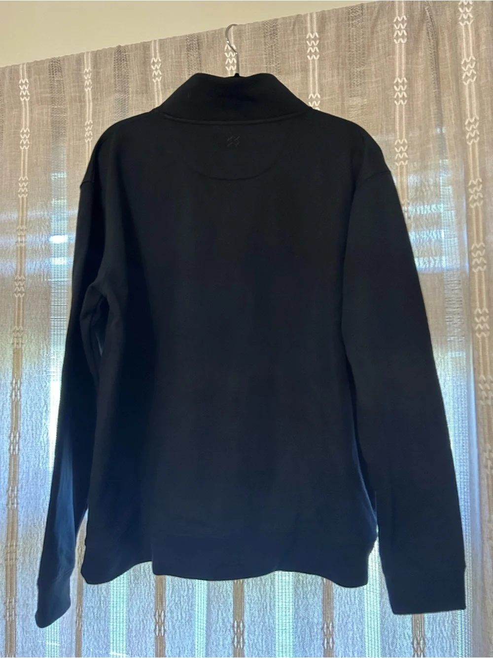 XX XY Athletics Men's Black Half-Zip Pullover Sweater